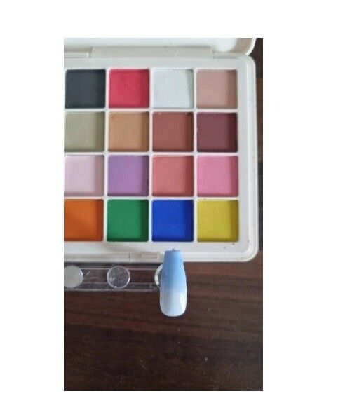 Nail Powder 16 Colors Gradient Magic Glitter Neon Chrome Rubbing Manicure Polish