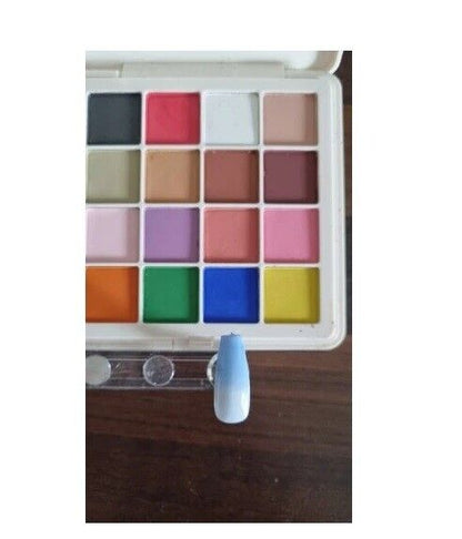 Nail Powder 16 Colors Gradient Magic Glitter Neon Chrome Rubbing Manicure Polish