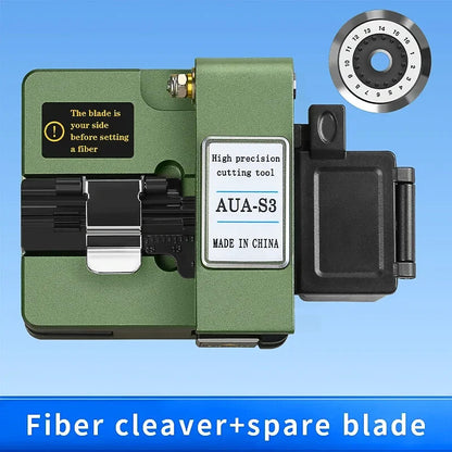 AUA-S3 Fiber Cleaver FTTH Cable Fiber Optic Cutting Knife Three-in-one Clamp