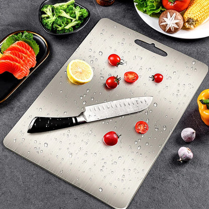 Chopping Block Stainless Steel Easy To Clean Fruit Vegetable Meat Cutting Board