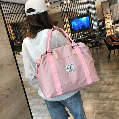 New Women's Ladies Canvas Bagpack Large Capacity Travel Handbags Gym Bag