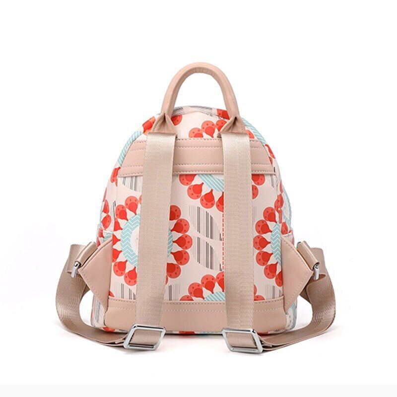 Backpack Women's Small Bag Travel Leisure Trend Floral Design Style