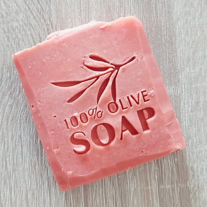 Acrylic Soap Stamps 100% Pure Olive Exquisite Transparent Handmade Sealing 4x4cm