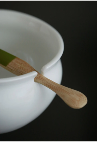 Ceramic Tea Pitchers with Bamboo Spoon 330ml