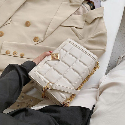 Bag PU Leather Women's Handbag Travel Chain Shoulder Messenger Bag