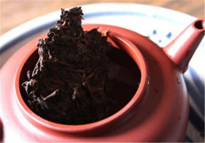 357g Natural Black Tea China Ripe Puer Tea Green Food Puerh Tea Compressed Cake