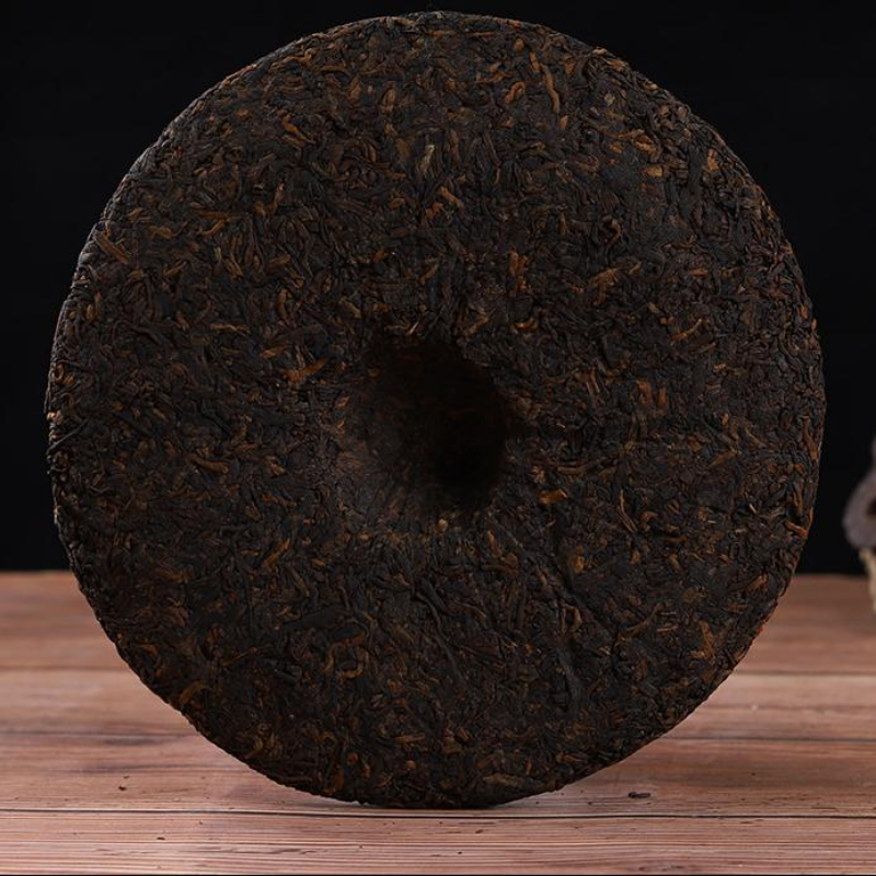 357g Yunnan Cooked Puerh Tea Qizi Pu-erh Ripe Tea Cake Chinese Pu'er Black Tea