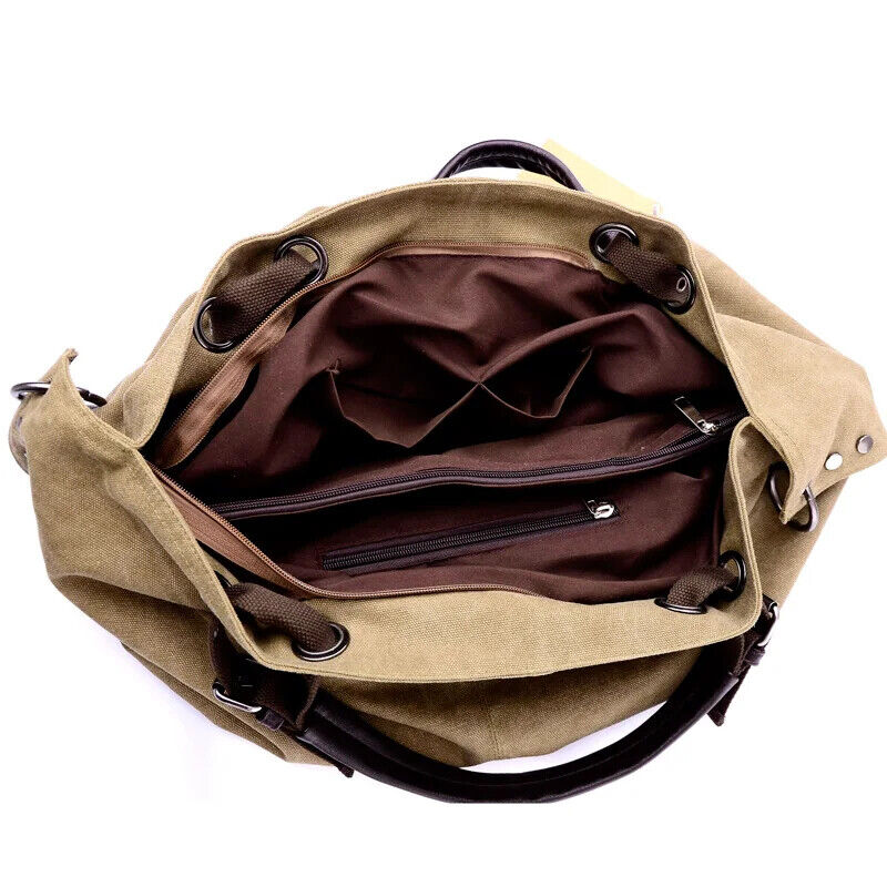 Women Canvas Messenger Bags Female Crossbody Bags Solid Shoulder Bag Handbag