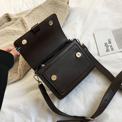 Shoulder Bags Ladies PU Letter Zipper Crossbody Bags Women's Handbags Totes