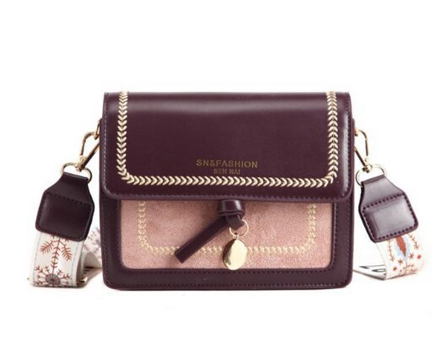 Messenger Bag Transparent PVC Purse Crossbody Chain Shoulder Bag Flap Green Red