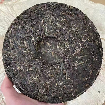 357g Yunnan Aged Pu'er Raw Tea Cake 2002 Yiwu Old Pu-erh Raw Tea Raw Puerh Tea