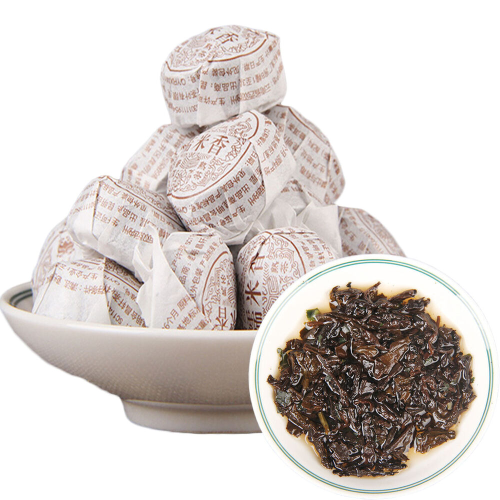 100g Yunnan Puerh Tea Glutinous Rice Flavor Tuocha Puer Black Tea Ripe Pu Er Tea