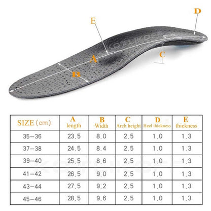 Women Men Shoe Insoles Leather Half/Full Pad Orthopedic Breathable Sole Inserts