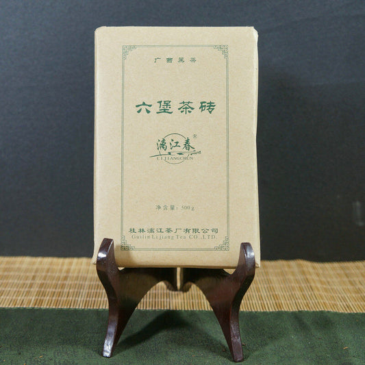 500g Original Liu Pao Rice Tea Brick Guangxi Aged Liubao Tea Black Tea Dark Tea
