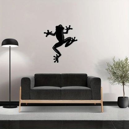 Metal Wall Decor Frog Wall Sculpture, Metal Wall Art Hanging For Living Room
