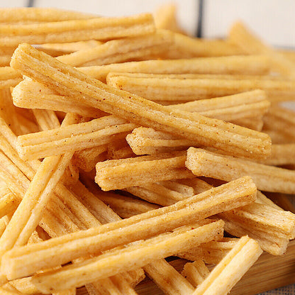 椒盐土豆条脆薯片休闲小吃 Pretzel And Salt Potato Chips For A Casual Snack