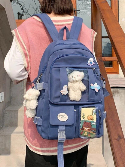 High School Backpack School Bag Waterproof Rucksack Travelling 31*14*44 CM Purse