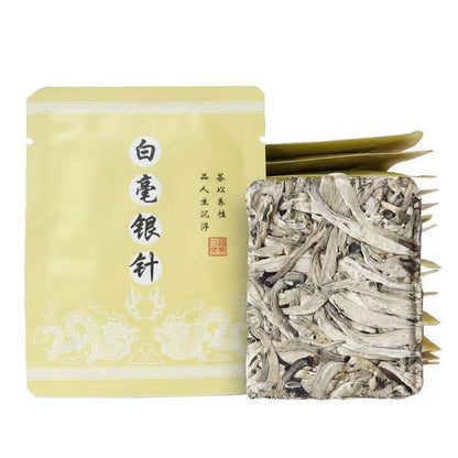 2017 Pekoe Silver Needle White Tea Brick Organic Spring White Tea