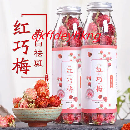 Natural Premium Red Qiao Mei Tea 精选天然特级红巧梅 美容美白养颜润肤祛斑花草茶 2瓶装共90g