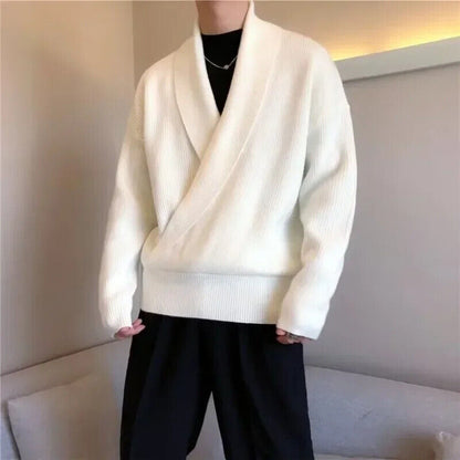 Mens Sweaters V-neck Sweater Men's Pullovers Sweaters Male Coat