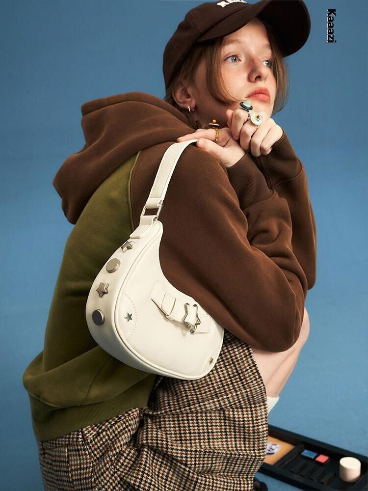 Denim Underarm Shoulder Bag Women Canvas Tote Bags Purses Ladies Handbags