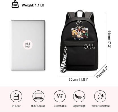 KAEFRA Casual Anime Backpack Merch Cartoon Backpacks Bags (KH001)