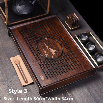 Chinese Wood Tea Tray With Drainage|Gong Fu Tea Tray|Tea Accessories