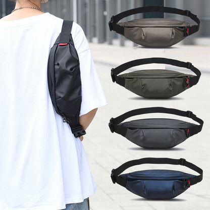 Mens Fashion Chest Bag Pack Travel Sport Backpack Crossbody Shoulder Bag Outdoor