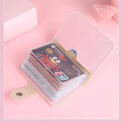 Cute Women ID Credit Card ID Card Holder Business Cards Bag Case 20 Holders Bag