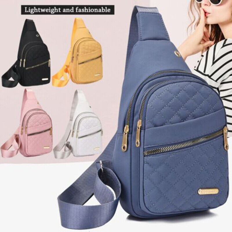 Women Cross Body Antitheft Pouch Small Sling Backpack Chest Bag Shoulder Bag