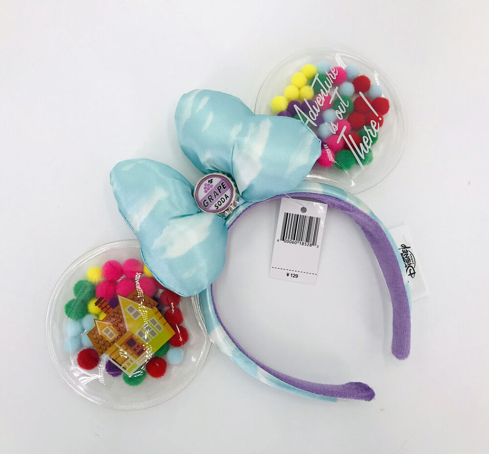 Movie Hat UP Grape Soda Cap Balloons 2020 Minnie Ears Disney Parks Headband