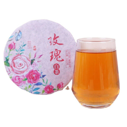 Yunnan Rose White Tea Cake Spring Tea Heavy Petal Rose Season Tea Rose Tea 100g