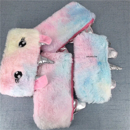 Tissue Pumping Storage Box Kawaii Plush Stuffed Doll Lovely Soft Unicorn Case