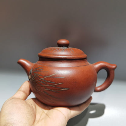 vintage chinese yixing purple clay teapot zisha ceremony nice teaware collection