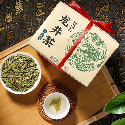 Yuqian Strong Fragrance Long Jing Tea Dragon Well Longjing Green Loose Tea 250g