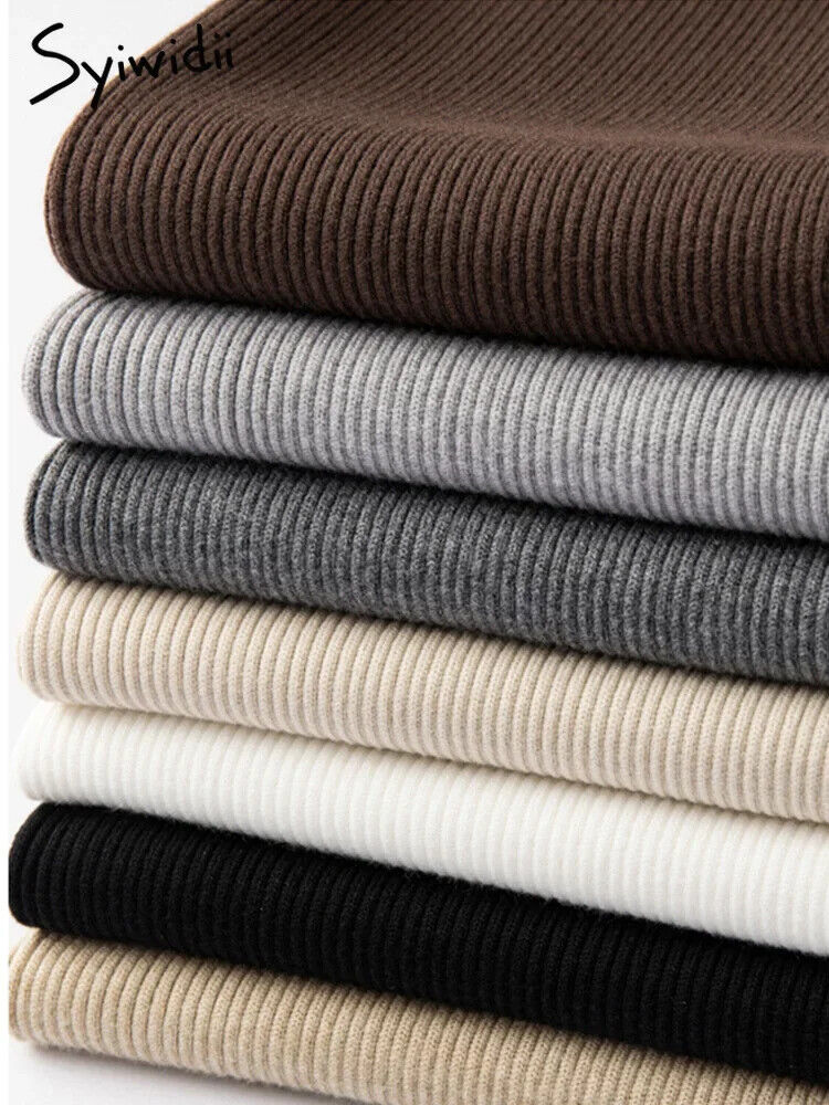 Women Pants Autumn Winter Wide Leg Pants Casual Drawstring Straight Wool Pants