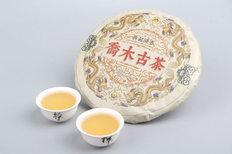 357g/12.59oz Ming Qian Ancient Spring Tea Pu'er Raw Tea Seven Seed Cake Tea