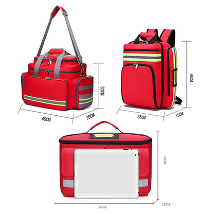 First Aid Medical Kits Emergency Rescue Backpacks Large Capacity Shoulders Bag