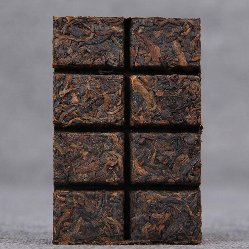 50g Yunnan Puerh Ripe Tea Yiwu Old Tree Pu-erh Cooked Tea Brick Pu'er Black Tea