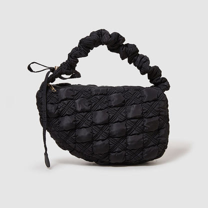 Nylon Pleated Light Handbags Purses Drawstring Crossbody Underarm Shoulder Bag