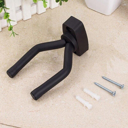 Wall-mounted Guitar Hanger Stand - Instrument Holder and Display Hook