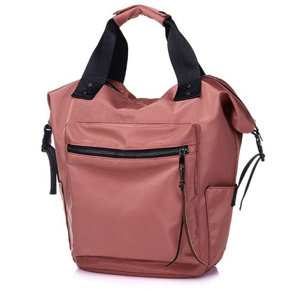 Nylon Backpack Casual High Capacity School Bag Travelling Purse Soft Pouch Bags