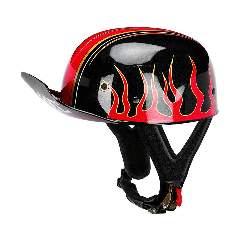 Vintage Motorcycle Helmet Open Face Helmet Motorcycle half helmet Baseball Cap