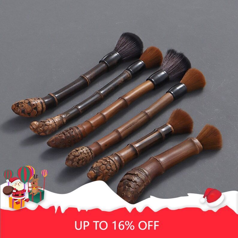 Natural Bamboo Tea Brush|Tea Accessories|Pot Brush|Tea Pet Brush