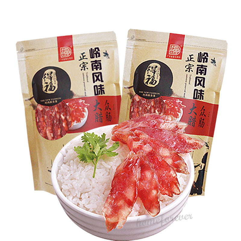 250g * 2 Bags Cantonese Sausages Chinese Specialty Food 大利是福广式腊肠腊肉广东香肠特产广东广味香肠