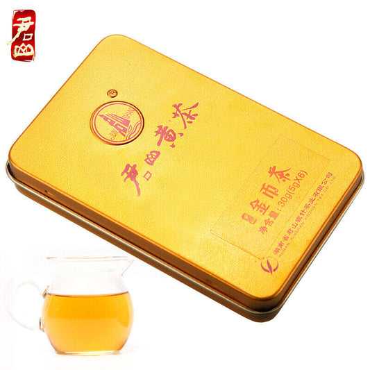 Hunan Junshan Huang Cha Mini Gold Coin Cake Jun Shan China Yellow Tea 30g Box