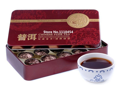 Healthy Care Puer Tea Mini Tuocha Glutinous Rice Scented Pu Erh Tea Can Pack-