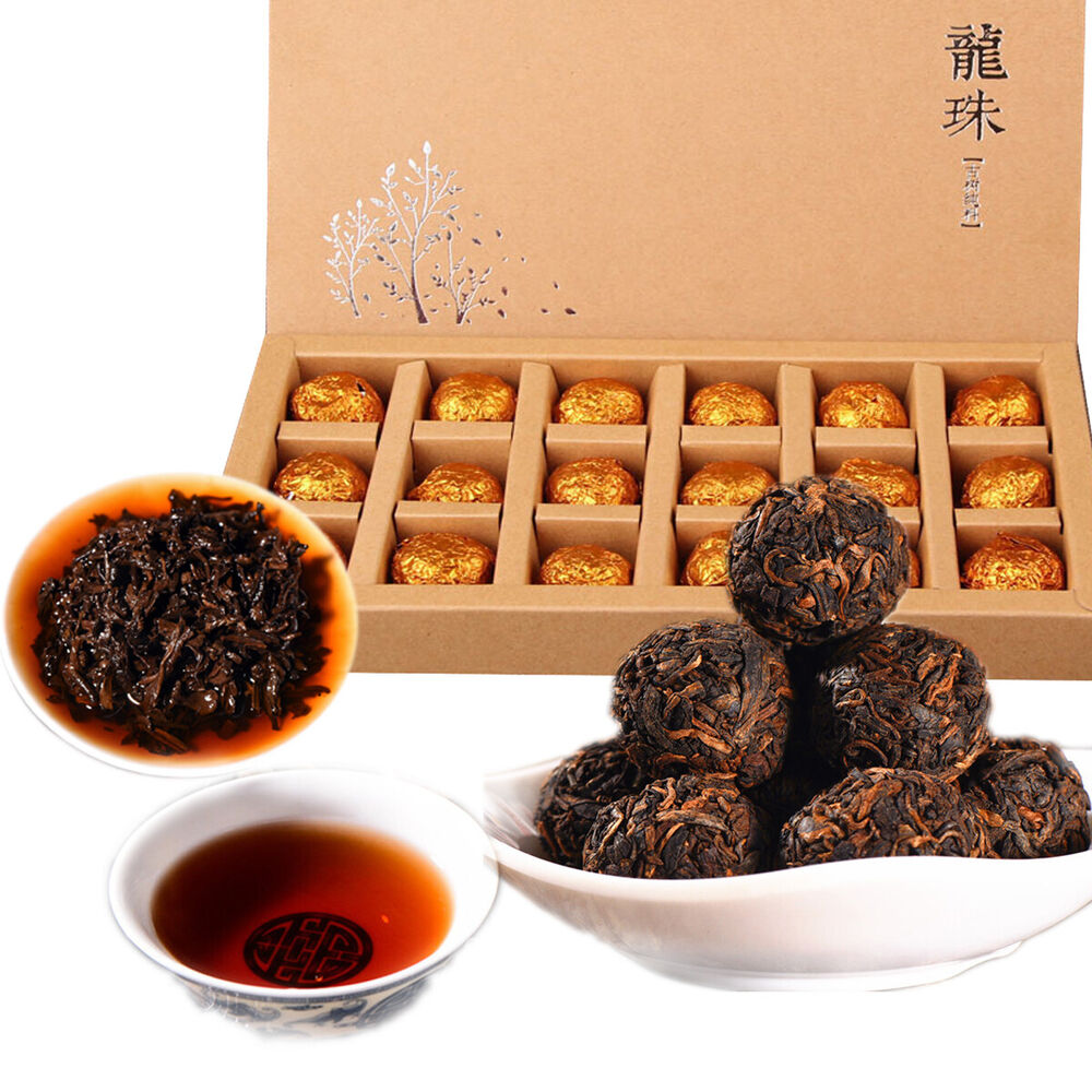 Ripe Handmade 220g HealthCare Dragon Ball Old Tree Spring Palace Cooked Puer Tea