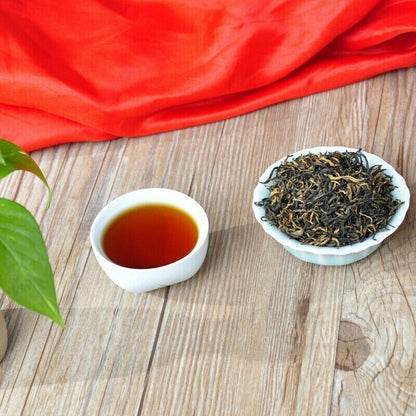 Premium Wuyi Organic Jin Jun Mei Jinjunmei Golden Eyebrow Junmee Black Tea 500g