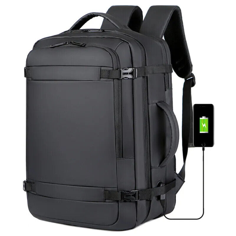 40LUSB Travel Backpack Bags Water Resistant Durable 17-inch Backpack Men